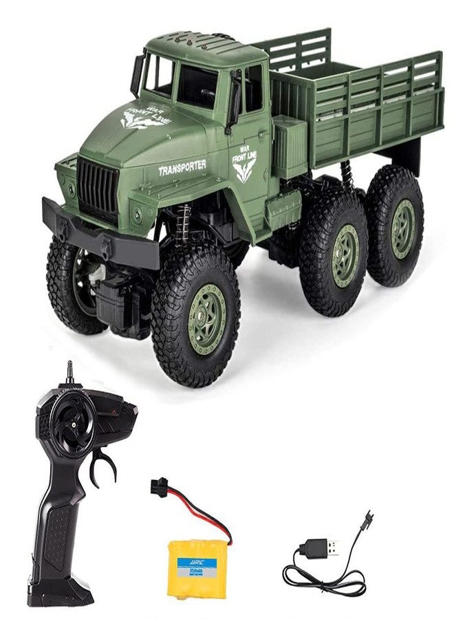 Magicwand 1:16 Scale ABS Plastic 4 Wheel Drive R/C Rechargeable Off-Road US Military Truck with LED Headlights【Pack of 1 】【Colors as Per Stock】 - Image 1
